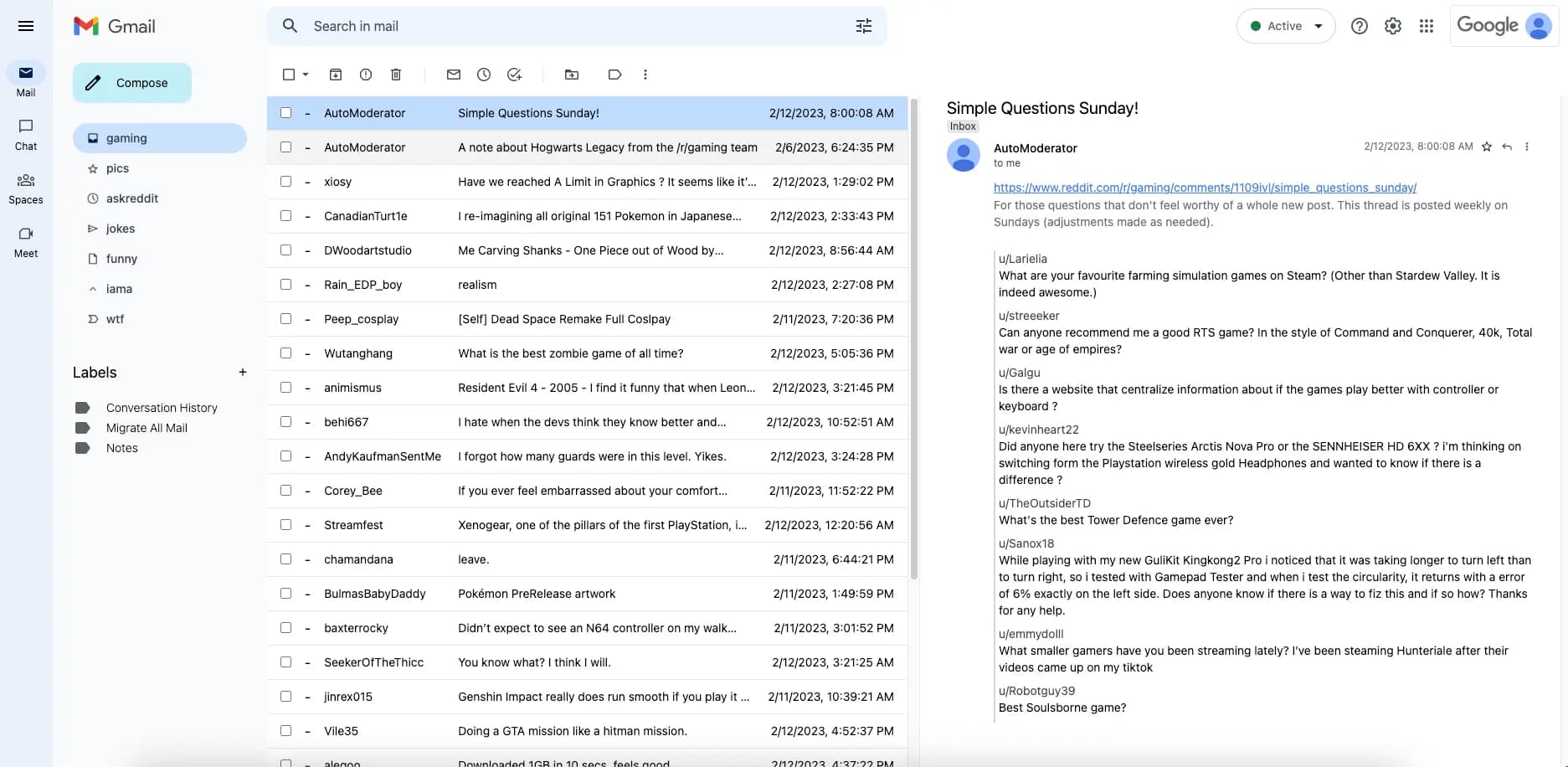 Creating a reddit client that looks like gmail: Introducing GmailKit